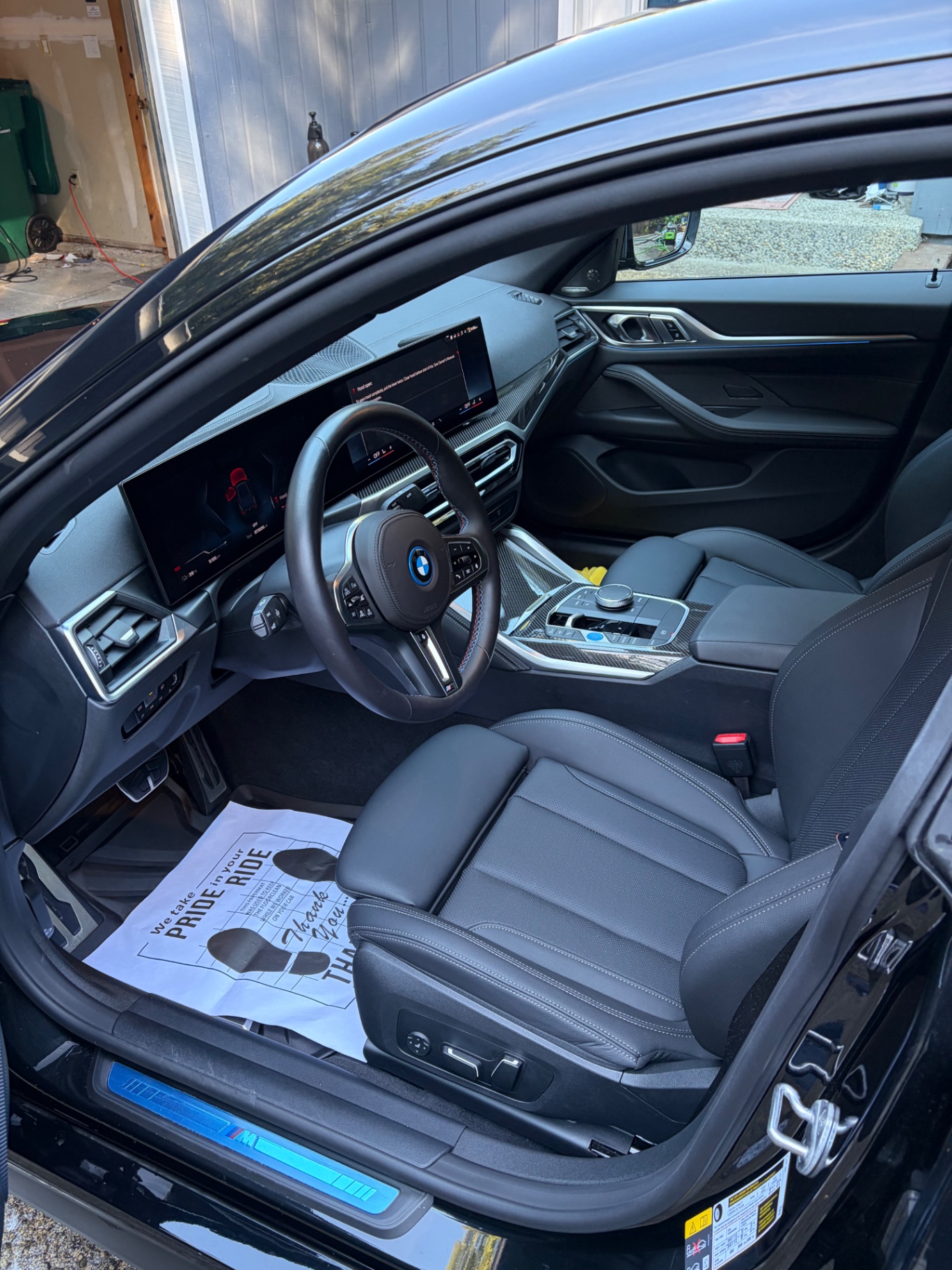 BMW i4 interior deep clean